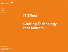 Tablet Screenshot of iteffect.co.nz